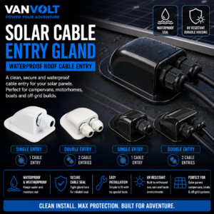 Solar Cable Entry Gland – Waterproof Roof Cable Entry (Single / Double)