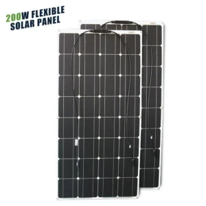Flexible Solar Panel – Lightweight, Bendable & Waterproof (100W–600W)
